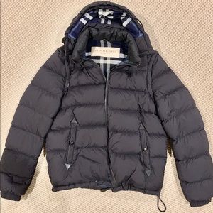 Men's Black Burberry Brit Down Jacket *LARGE*